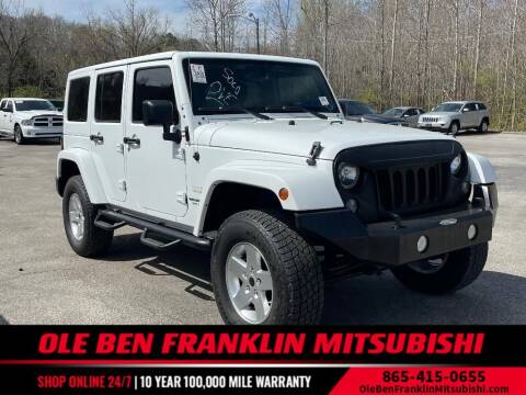2015 Jeep Wrangler Unlimited for sale at Old Ben Franklin in Knoxville TN