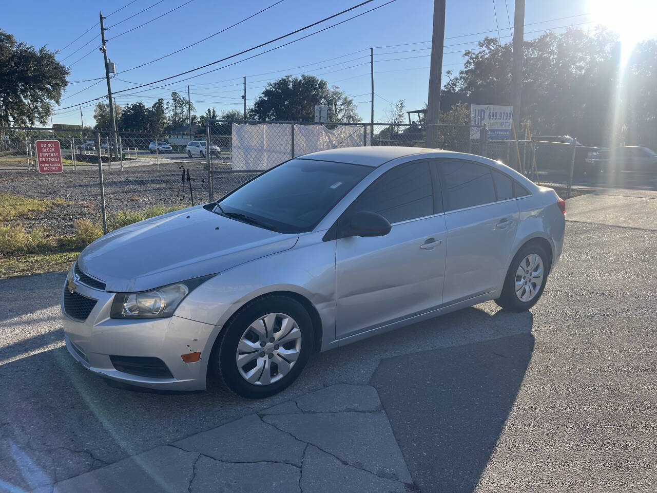 2012 Chevrolet Cruze for sale at Hobgood Auto Sales in Land O Lakes, FL