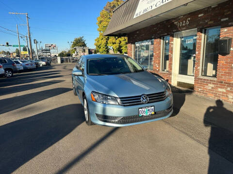 2012 Volkswagen Passat for sale at M&M Auto Sales in Portland OR