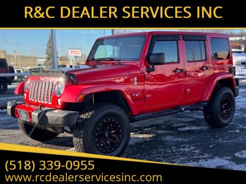 2017 Jeep Wrangler Unlimited for sale at R&C DEALER SERVICES INC in Cohoes NY