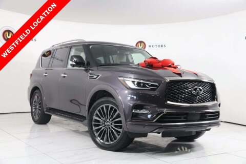 2023 Infiniti QX80 for sale at INDY'S UNLIMITED MOTORS - UNLIMITED MOTORS in Westfield IN