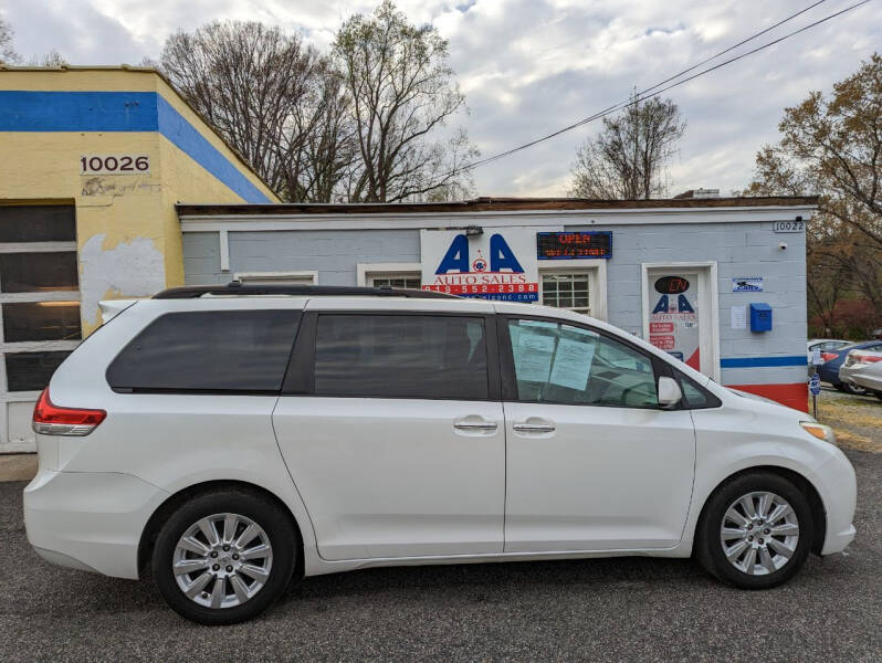 2011 Toyota Sienna for sale at A&A Auto Sales llc in Fuquay Varina NC