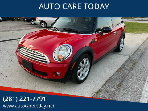 2009 MINI Cooper Clubman for sale at AUTO CARE TODAY in Spring TX
