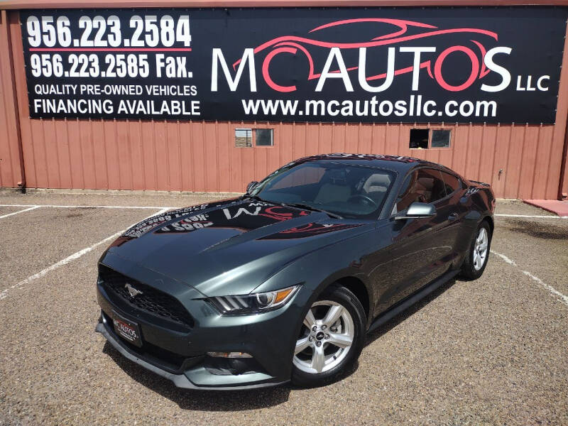 2015 Ford Mustang for sale at MC Autos LLC in Pharr TX