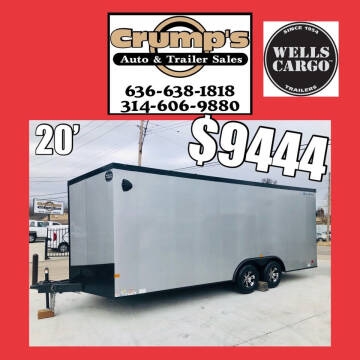 2021 Wells Cargo 20’ Enclosed CarHauler