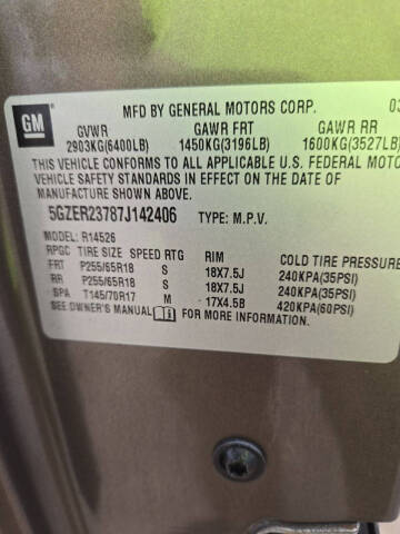 2007 Saturn Outlook XR