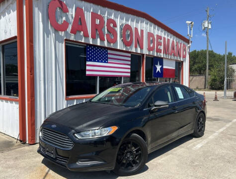 2016 Ford Fusion for sale at Cars On Demand 2 in Pasadena TX