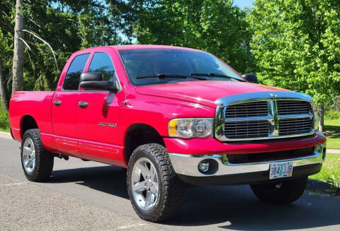 2002 Dodge Ram 1500 for sale at CLEAR CHOICE AUTOMOTIVE in Milwaukie OR