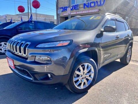 2015 Jeep Cherokee for sale at Drive Now Autohaus Inc. in Cicero IL