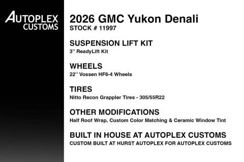 2026 GMC Yukon Denali