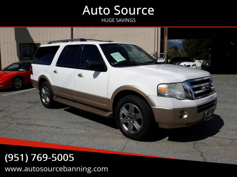 2011 Ford Expedition EL for sale at Auto Source in Banning CA
