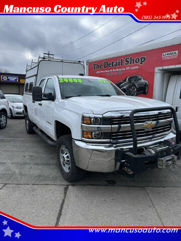 2016 Chevrolet Silverado 2500HD for sale at Mancuso Country Auto in Batavia NY