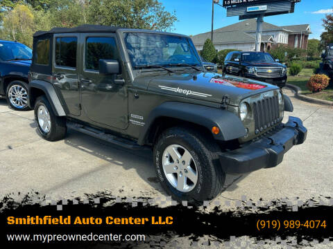 2015 Jeep Wrangler Unlimited for sale at Smithfield Auto Center LLC in Smithfield NC