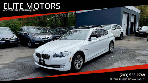 2013 BMW 5 Series for sale at ELITE MOTORS in West Haven CT