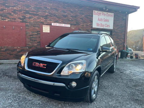 2012 GMC Acadia for sale at Budget Preowned Auto Sales in Charleston WV