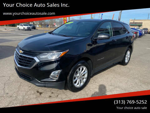 2019 Chevrolet Equinox for sale at Your Choice Auto Sales Inc. in Dearborn MI