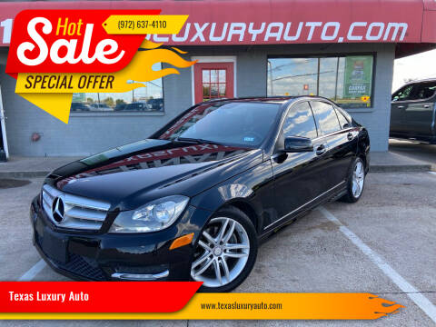 2013 Mercedes-Benz C-Class for sale at Texas Luxury Auto in Cedar Hill TX