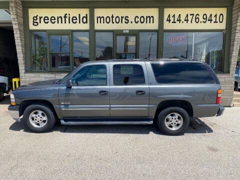 2000 Chevrolet Suburban for sale at GREENFIELD MOTORS in Milwaukee WI