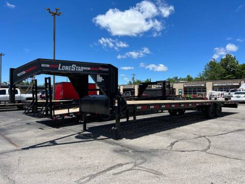 2022 ZZ TRAILERS LoneStar 32ftx102 Flatbed GN for sale at NORRIS AUTO SALES in Oklahoma City OK
