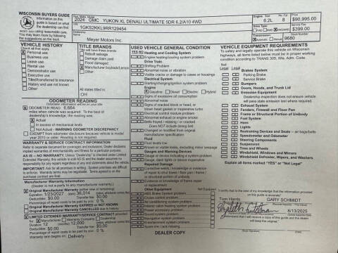 2024 GMC Yukon XL Denali Ultimate