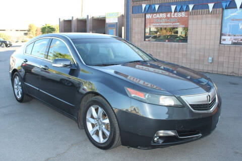 2012 Acura TL for sale at NV Cars 4 Less, Inc. in Las Vegas NV