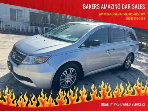 2013 Honda Odyssey for sale at Bakers Amazing Car Sales in Jacksonville FL