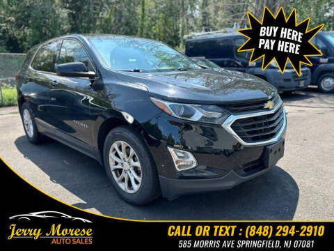 2019 Chevrolet Equinox for sale at Jerry Morese Auto Sales LLC in Springfield NJ