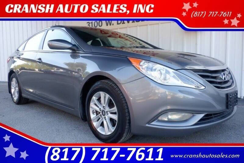 2013 Hyundai Sonata for sale at CRANSH AUTO SALES, INC in Arlington TX