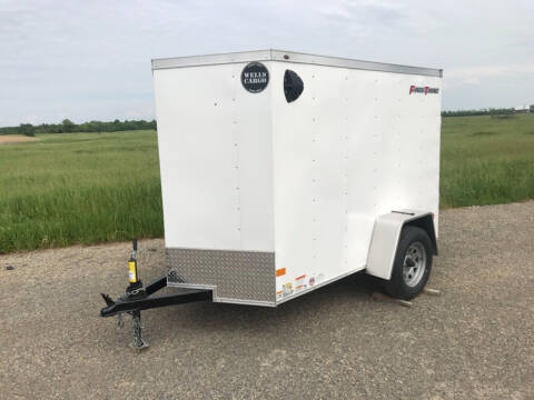 2021 Wells Cargo 5x8 Single Axle V-nose
