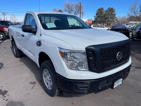 2018 Nissan Titan XD for sale at BERKENKOTTER MOTORS in Brighton CO
