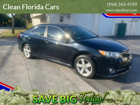 2012 Toyota Camry for sale at Clean Florida Cars in Pompano Beach FL