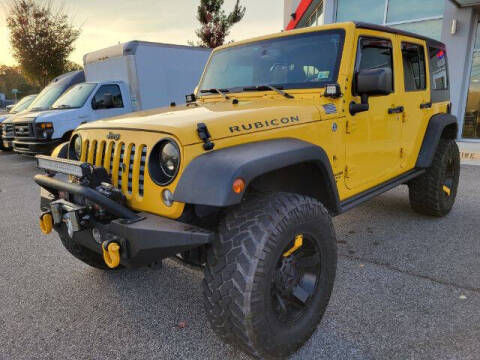 2015 Jeep Wrangler Unlimited for sale at Arlington Motors of Maryland in Suitland MD