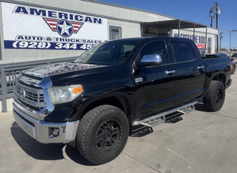 2014 Toyota Tundra for sale at AMERICAN AUTO & TRUCK SALES LLC in Yuma AZ