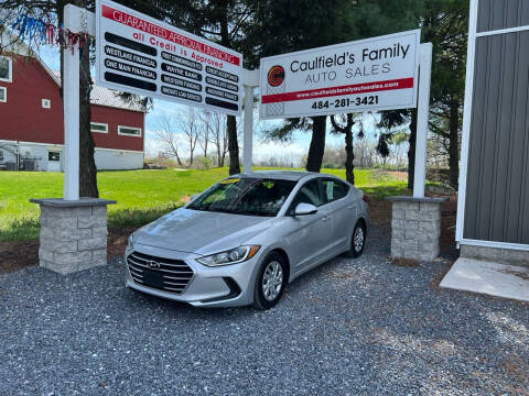 2017 Hyundai Elantra for sale at Caulfields Family Auto Sales in Bath PA
