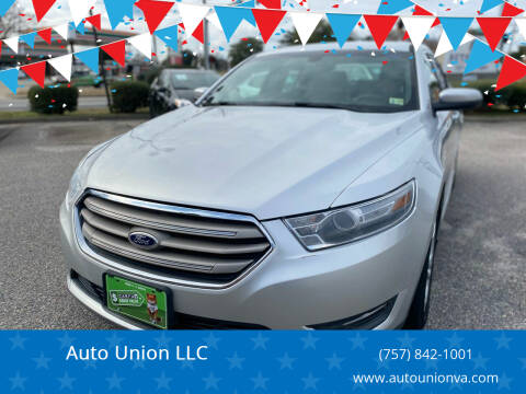 2013 Ford Taurus for sale at Auto Union LLC in Virginia Beach VA