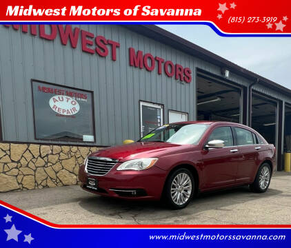 2011 Chrysler 200 for sale at Midwest Motors of Savanna in Savanna IL