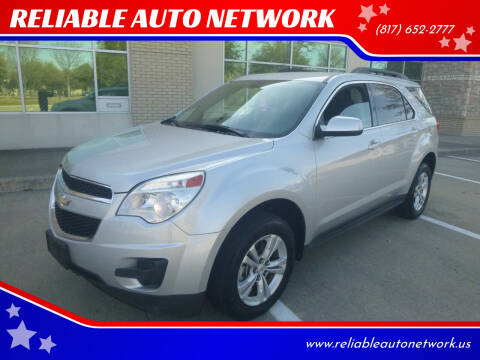 2010 Chevrolet Equinox for sale at RELIABLE AUTO NETWORK in Arlington TX