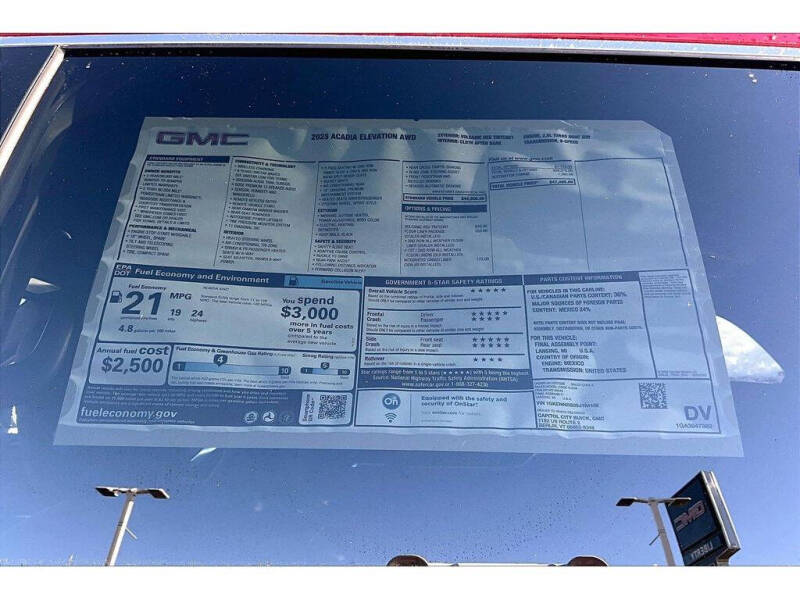 2025 GMC Acadia Elevation