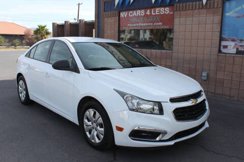 2016 Chevrolet Cruze Limited for sale at NV Cars 4 Less, Inc. in Las Vegas NV