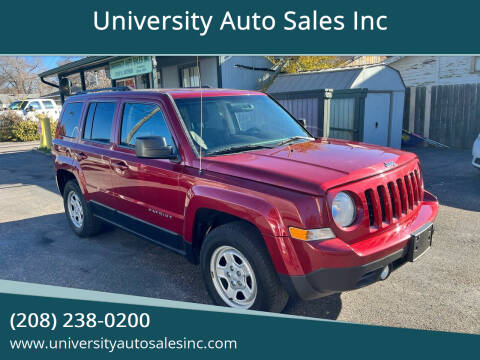 2015 Jeep Patriot for sale at University Auto Sales Inc in Pocatello ID