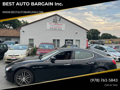 2019 Maserati Ghibli for sale at BEST AUTO BARGAIN inc. in Lowell MA