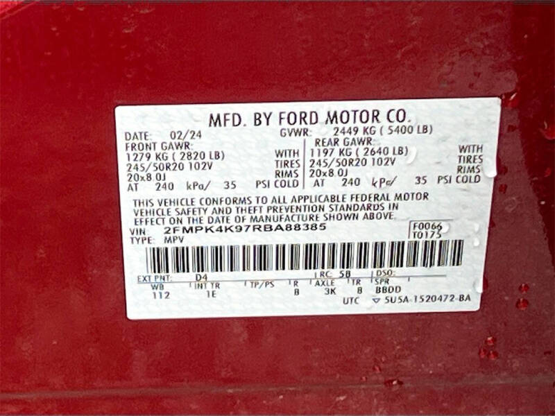 2024 Ford Edge Titanium