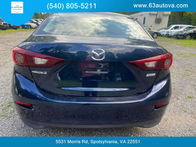 2015 Mazda Mazda3 for sale at 63 Auto Inc in Spotsylvania, VA