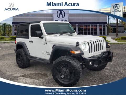 2020 Jeep Wrangler for sale at MIAMI ACURA in Miami FL