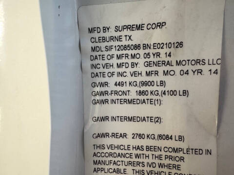 2014 Chevrolet Express 3500