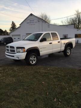 2003 Dodge Ram Pickup 2500 for sale at Autos Unlimited, LLC in Adrian MI