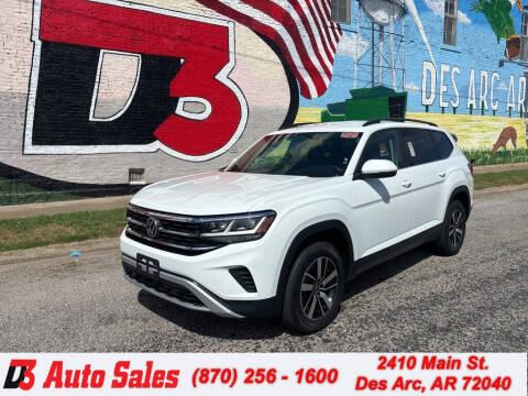 2022 Volkswagen Atlas for sale at D3 Auto Sales in Des Arc AR