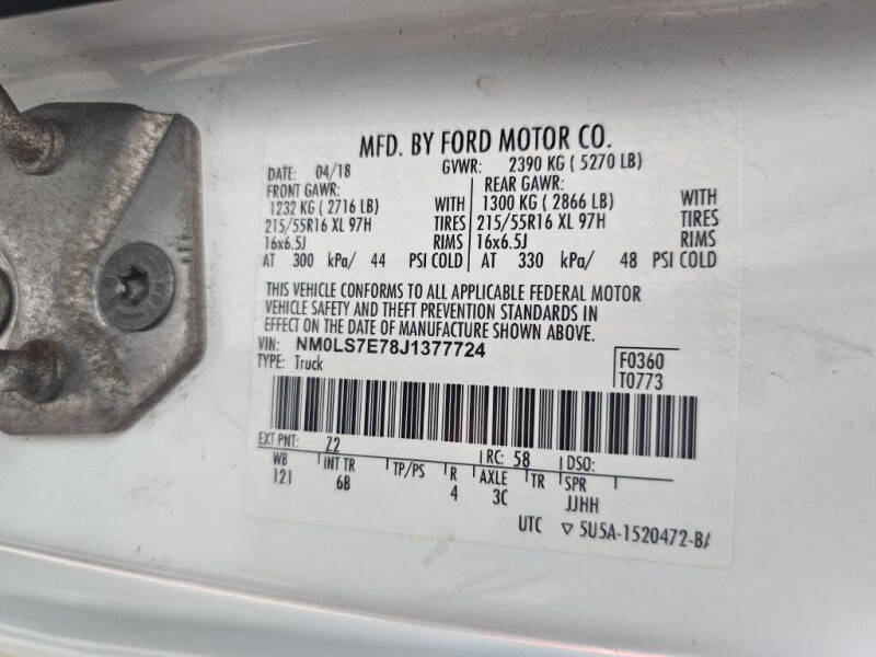 2018 Ford Transit Connect XL