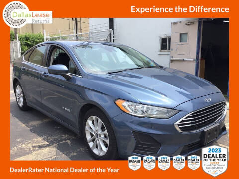 2019 Ford Fusion Hybrid for sale at Dallas Auto Finance in Dallas TX