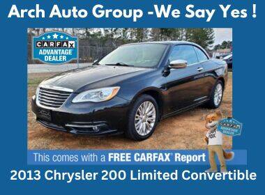 2013 Chrysler 200 for sale at Arch Auto Group in Eatonton GA